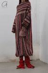 Vitelli leg cover FW22_LFT_002 dark red